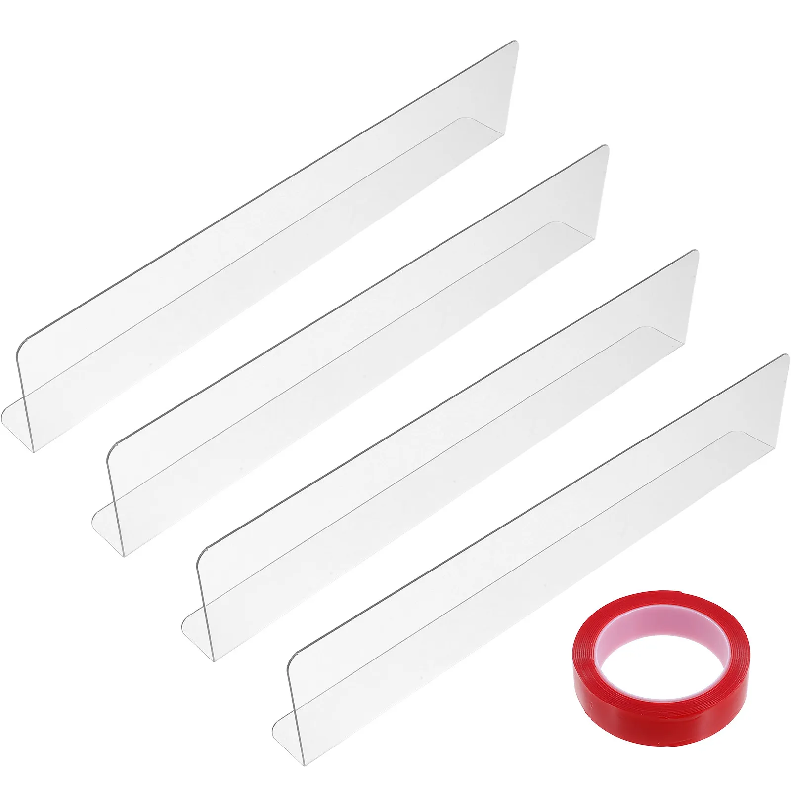 

4 шт. прозрачных защитных накладок на подоконники для защиты от царапин домашних животных, легко устанавливаемые защитные покрытия для оконных краев