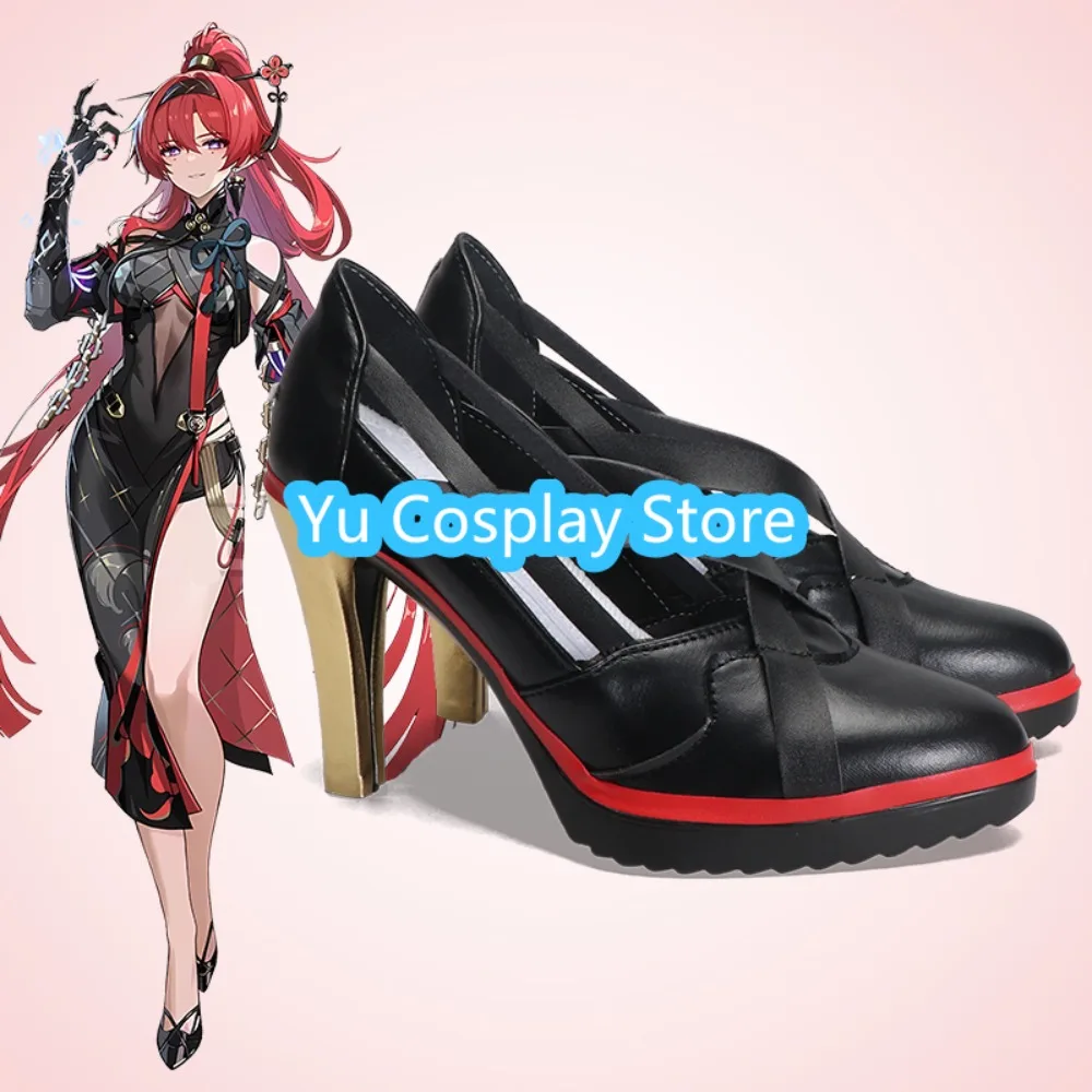 

Yu Cosplay Store Wuthering Waves Ganlin Cosplay Shoes Anime Cosplay Shoes Boots Halloween Costumes Props