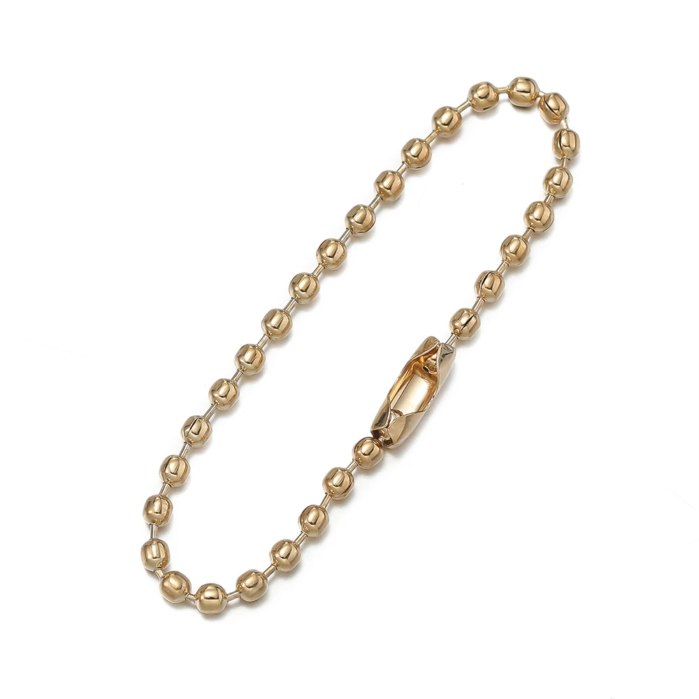 50pcs Ball Bead Chains for DIY Jewelry Making Accessories