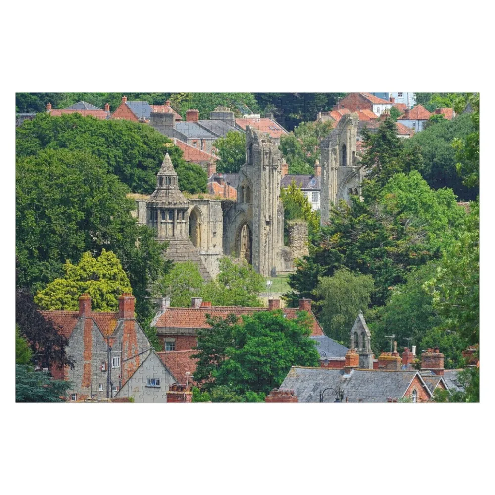 

Glastonbury Abbey Jigsaw Puzzle Custom Gifts Custom Gift Custom Photo Puzzle