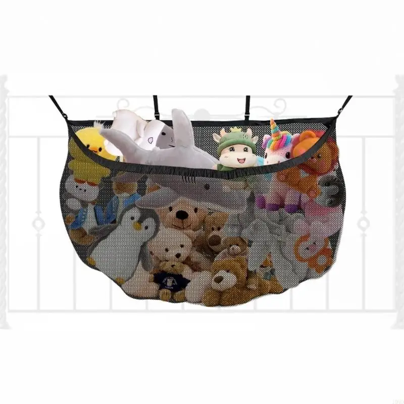 Double Purpose retractile Plaything Containment Net With Attachment Connectors For Various Sizes JOMD