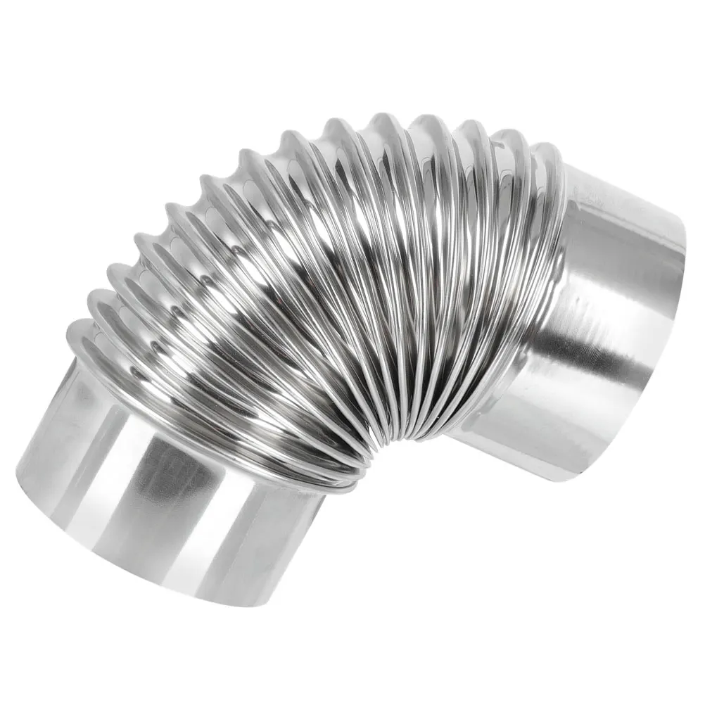

High-Quality Elbow Exhaust Pipe Flexible Air Pipe Stainless Steel Flue For Kitchen And Garden