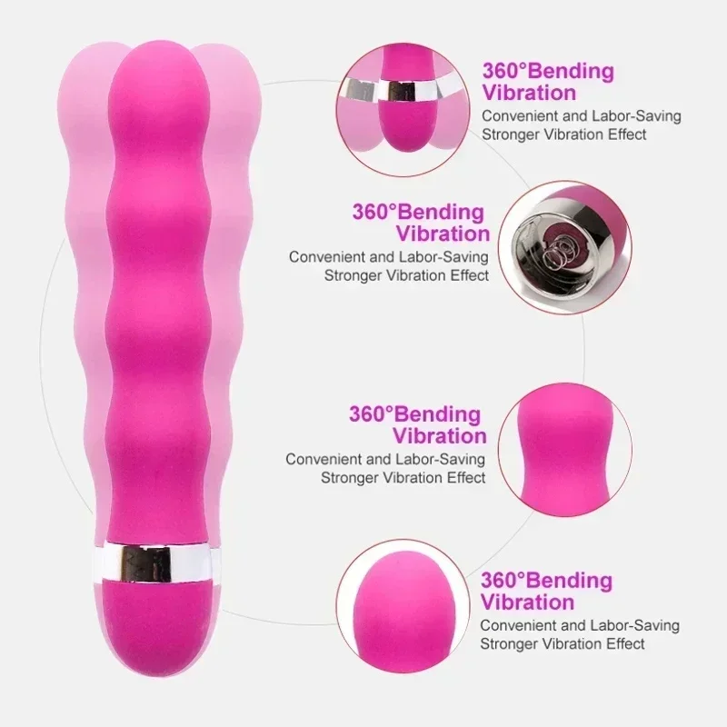 Vibradores de clítoris punto G, consolador vibrador vaginal, masturbadores, tapón Anal para pezón, palo AV, varita mágica, Juguetes sexuales para mujeres