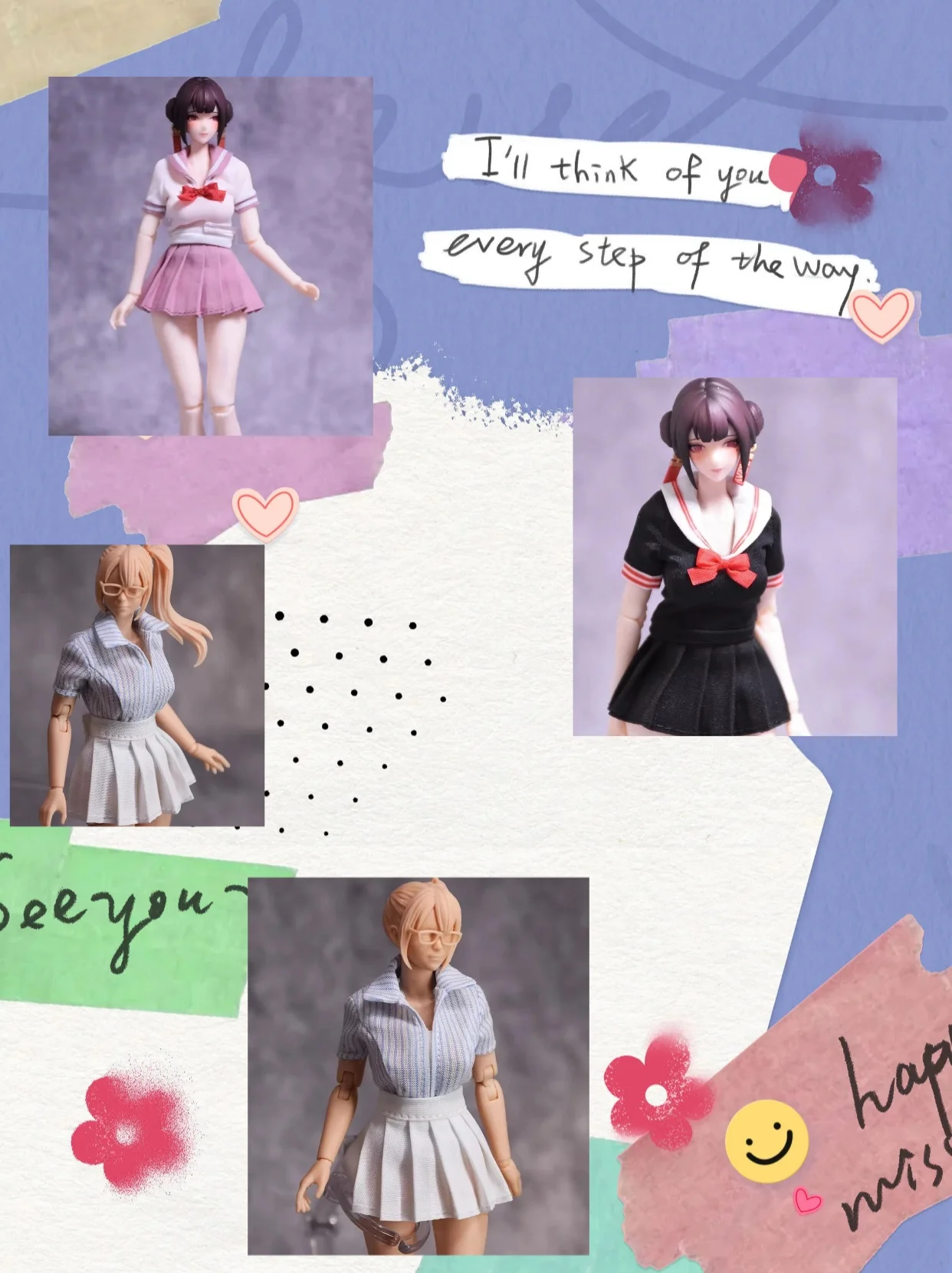 

【Без фигурки】Одежда и аксессуары для кукол в масштабе 1/12: рубашка в морском стиле для широкой груди, подходит для 6-дюймовых фигурок, модель для CFToys.