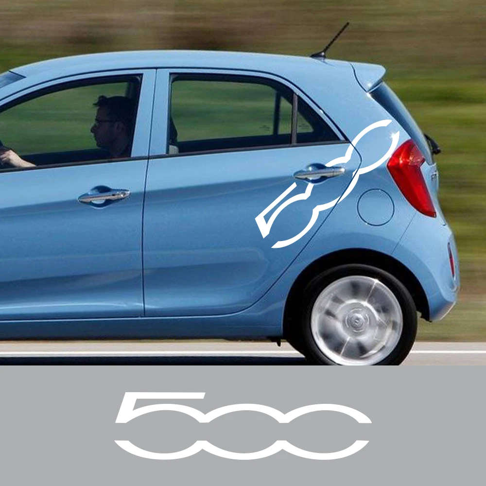 

Боковая наклейка из ПВХ для кузова автомобиля Fiat 500 Abarth 500L 500C 500X E L C, Виниловая наклейка для украшения автомобиля, аксессуары для тюнинга