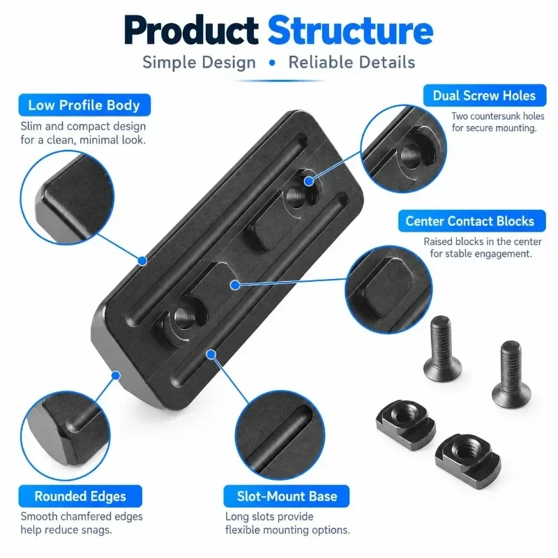 Tripod Adapter Aluminum Alloy Mounting Bracket  Sturdy Connection Accessory
