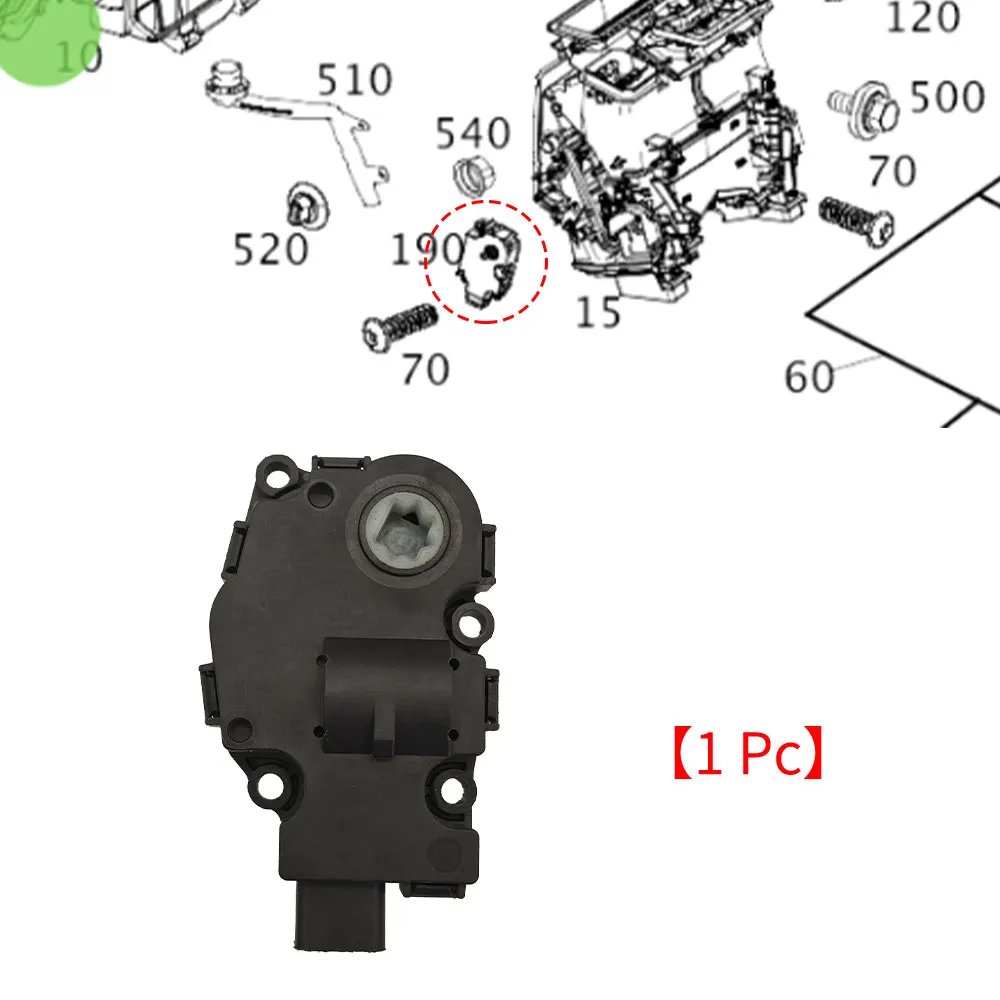 For Mercedes W205 W253 W213 Car Hvac Evaporator Air Heater Actuator Flap Motor Air Conditioner Servo Motor For Benz C GLC Class