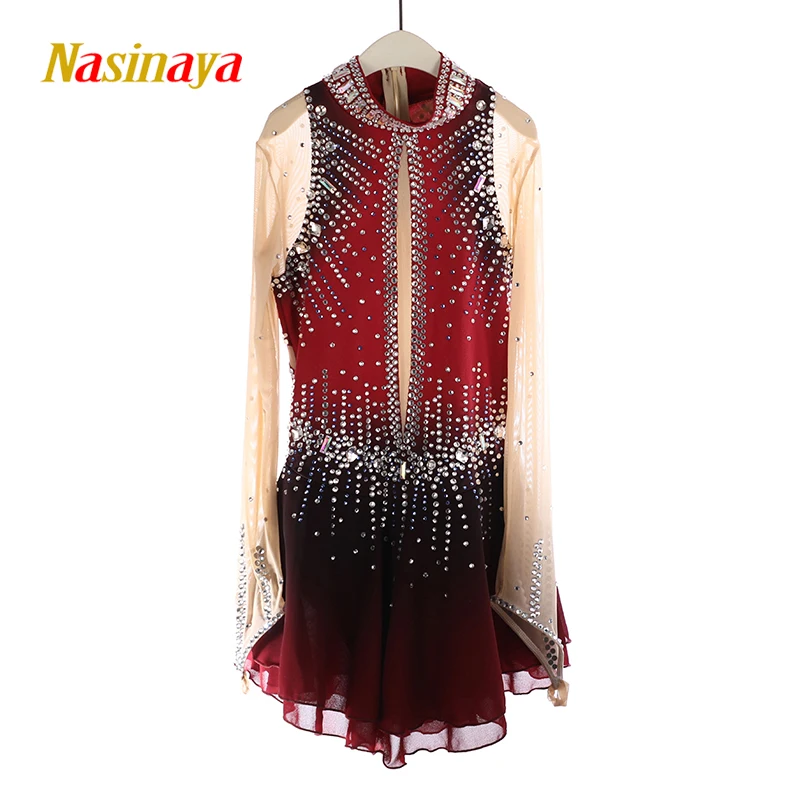 Nasinaya Figure Skating Competition Training Clothing Women's Children's Dress Costume Rhythmic Gymnastics Performance Gradient