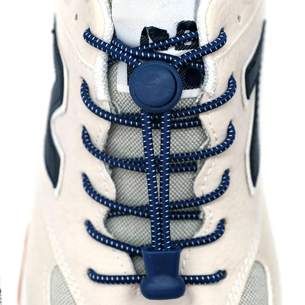 

1 пара эластичных шнурков с замком, кроссовки без завязок, растягивающиеся шнурки с круглым замком, ленивые быстрые шнурки, походные шнурки