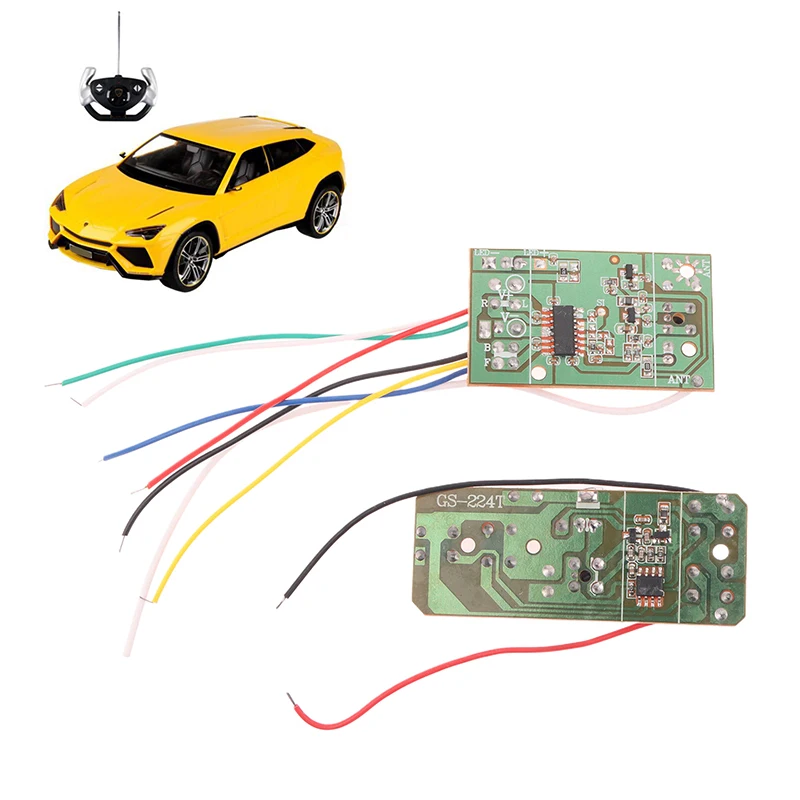 1 Set Circuit Board 40M 4CH PCB Receives Controller Module For RC Car Accessories DIY RC Airplane Remote Control Toy