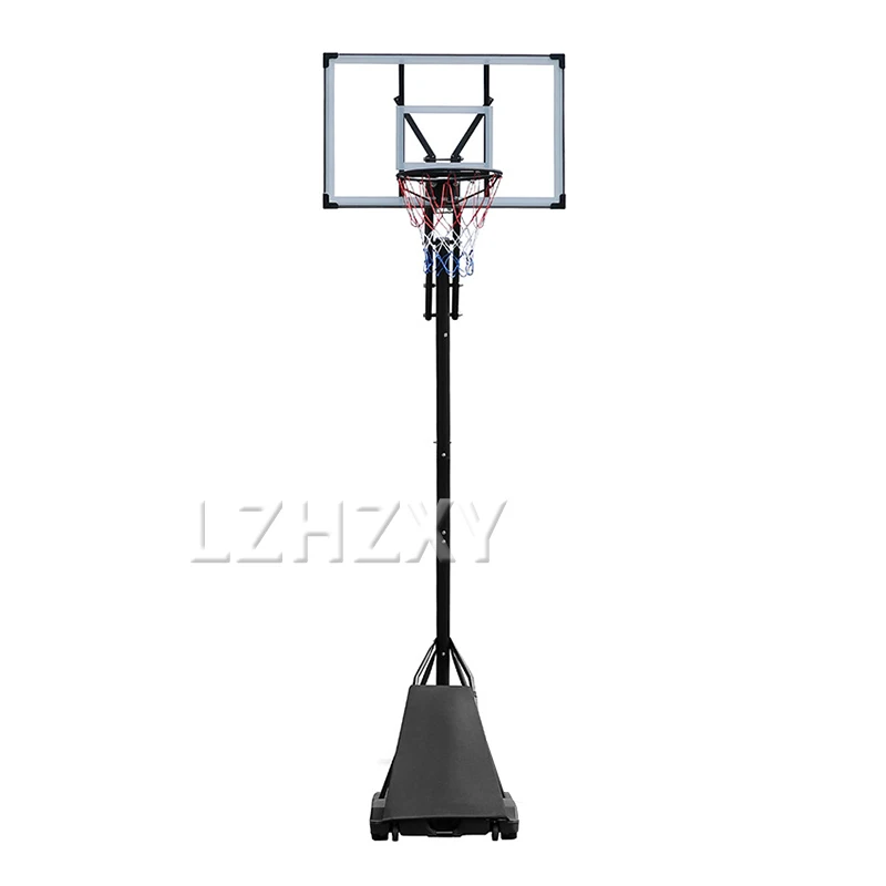 

Indoor Sports Basketball Stand Basket Hoop Outdoor Adult Kids Metal Backboard Frame Shooting Rack Adjustable 2.45-3.05M