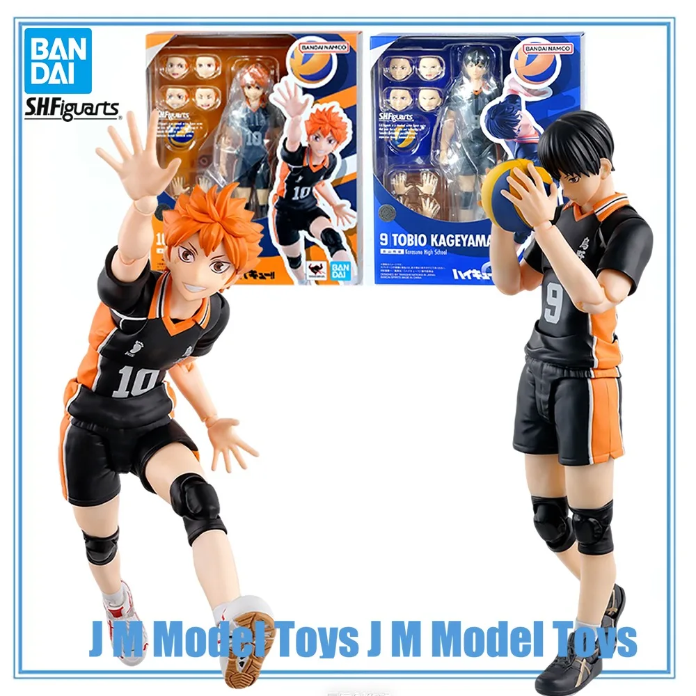 

【JM】100% Original in Stock Bandai Spirits S.H.Figuarts Haikyuu!! Hinata Shouyou Kageyama Tobio Collection Series Model Toys