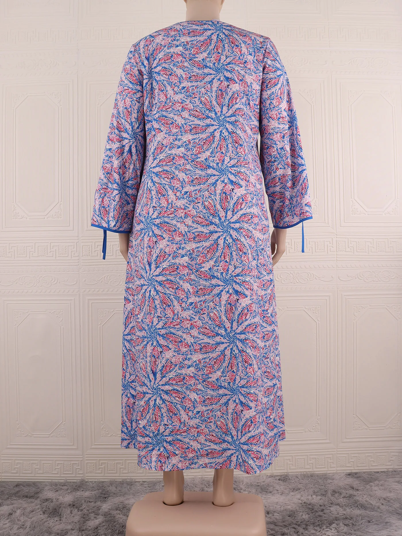 Women Muslim Abaya Dress Party Dresses Print Kaftan Islam Jalabiya Vestidos Arab Long Robe Ramadan Eid Morocco Dubai Abayas