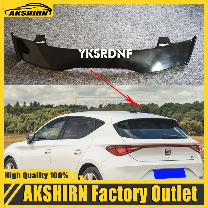 Rear Roof Lip Spoiler For Seat LEON MK1 MK2 MK3 5F FR/ IBIZA 3/5Doors Hatchback Spoiler 2006 2007-2020 Car Tail Wing Decoration