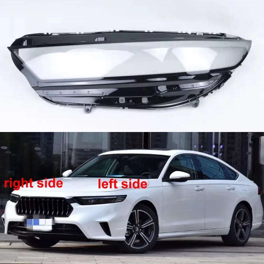 

For Honda Accord Inspire 2023 Headlight Cover Transparent Lampshade Lamp Case Headlamp Shell Plexiglass Replace Original Lens