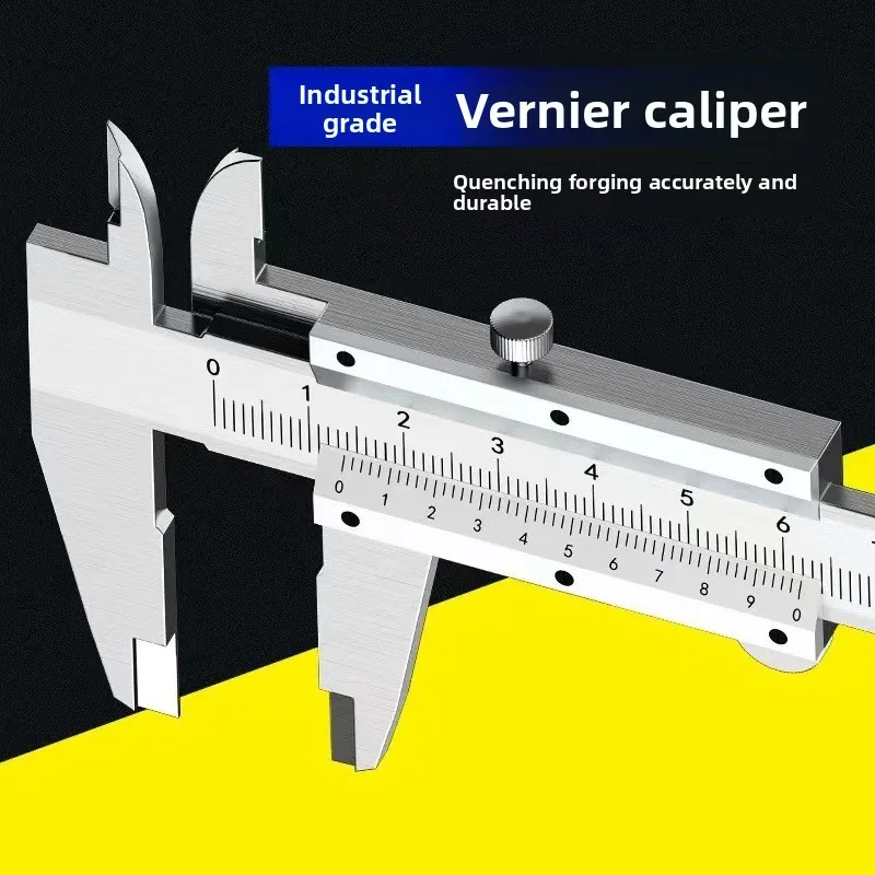 Öletikettenspieler in Industriequalität, Messschieber für den Haushalt, hochpräziser Mini-Höhentiefenmesser aus Edelstahl, 0–150 mm