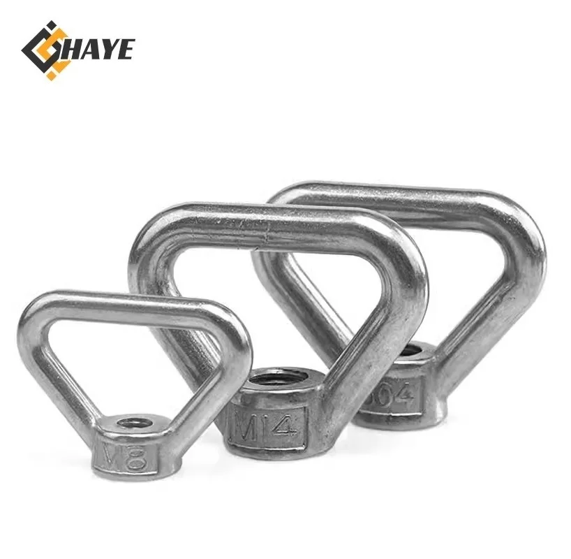 

Triangle Ring Lifting Eye Nuts 304 / 316 Stainless Steel Triangle Lifting Ring Nut M8 M10 M12 M14 M16 M20 M24