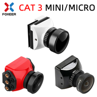 Foxeer Cat 3 Micro Mini FPV Camera Low Latency Low Noise 1200TVL 0.00001Lux FPV Night Camera 2.1mm PAL/NTSC For RC Racing Drone