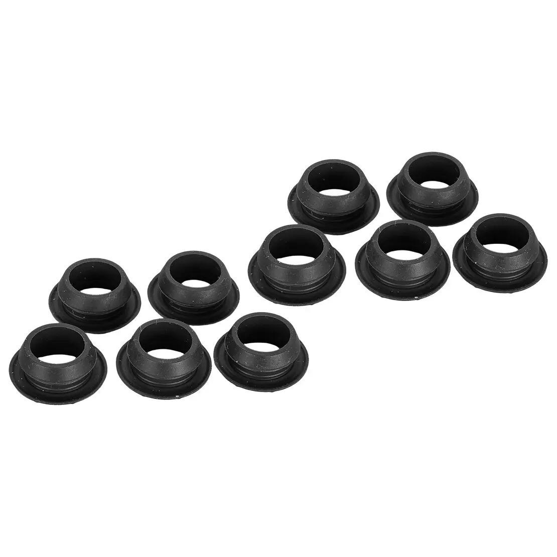 50Pcs Grommets Trim Ring Bezel Cover Fit For Car Truck Trailer 3/4Inch Round Bullet LED Side Clearance Marker Light Lamp