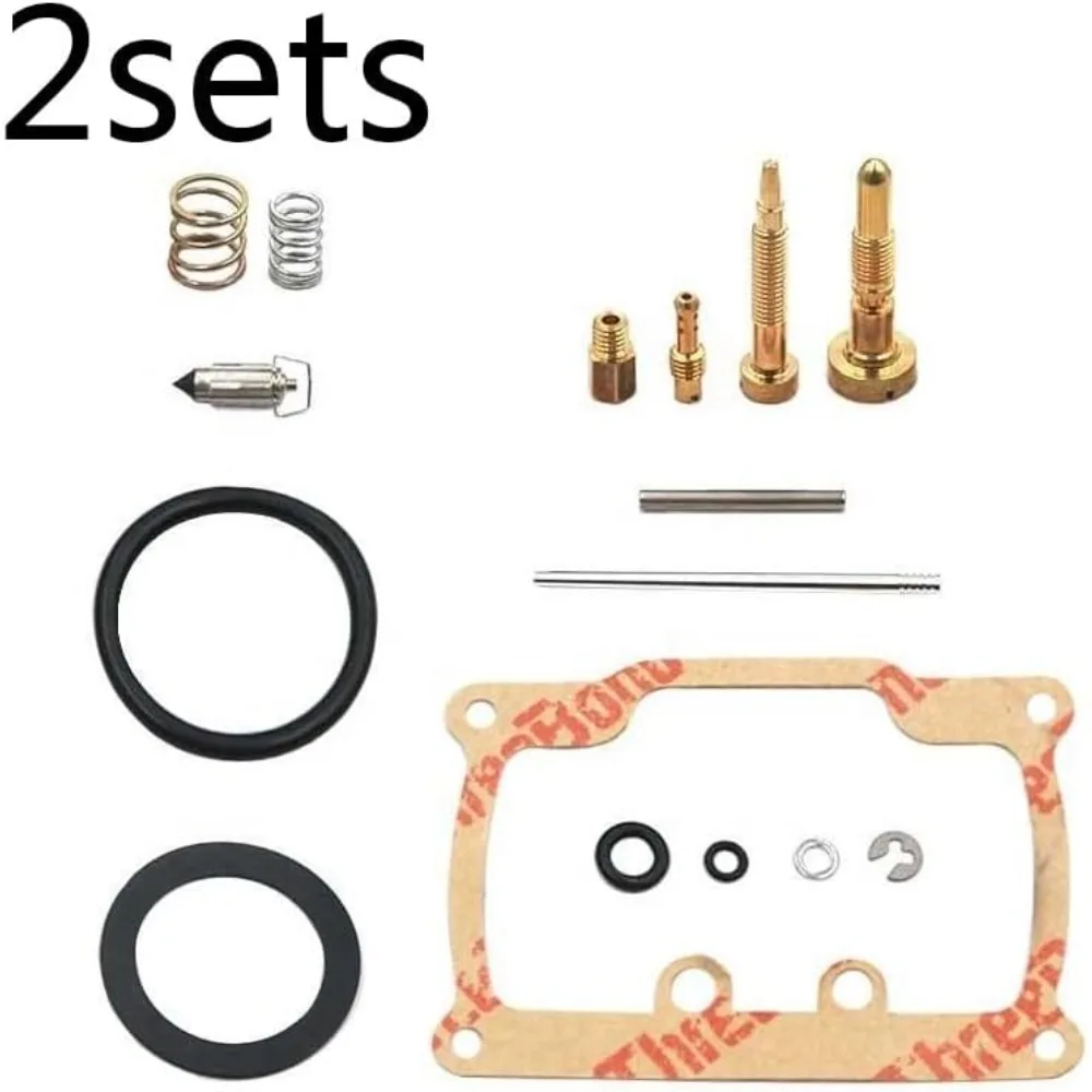 2PCS-Carburetor Kit Motorcycle Carburetor Repair Rebuild Kit TS125 TS125N TC125 TS100 Carburettor Kit Carberature(2sets)
