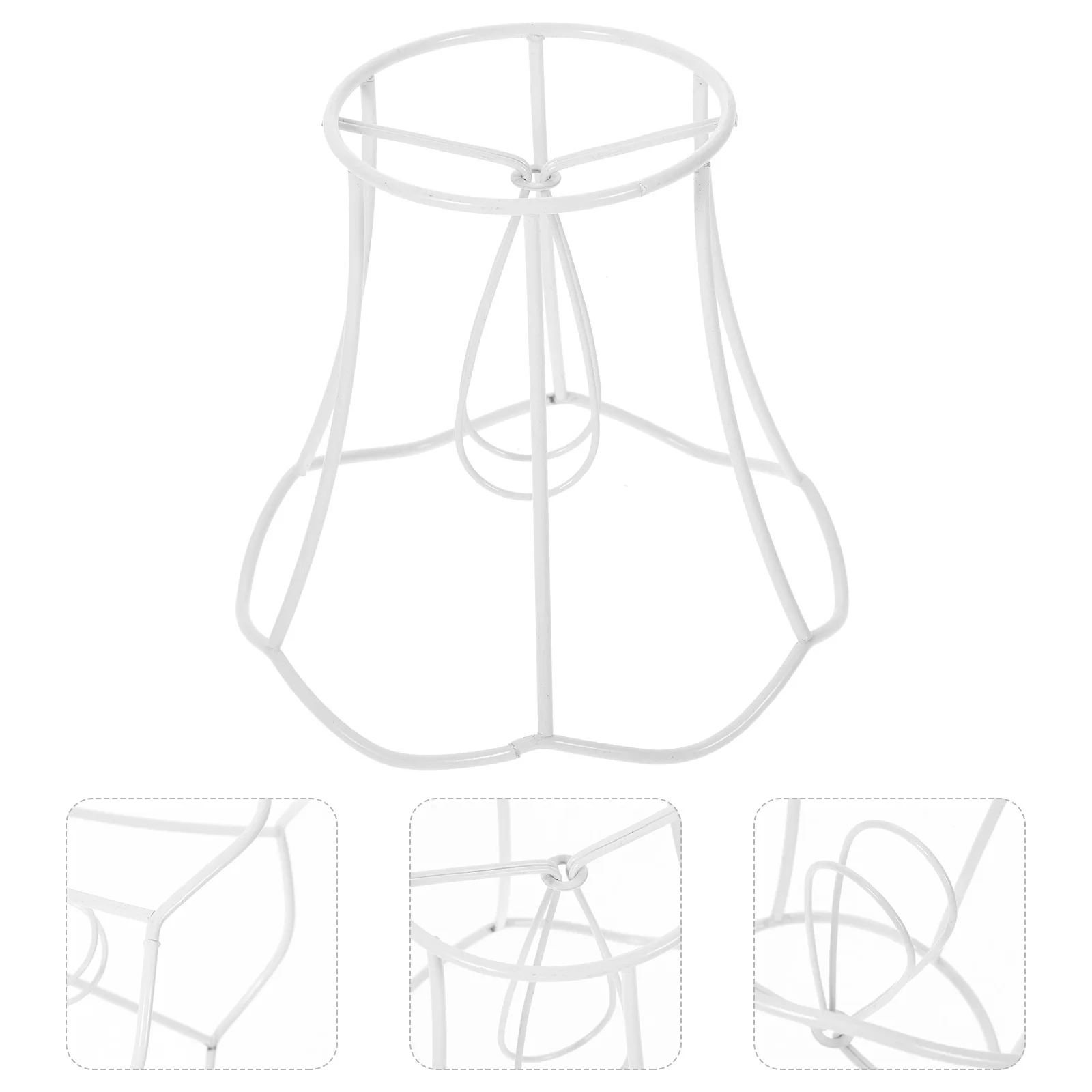 

Рамка для абажура «сделай сам», металлические стойки для настольных светильников, настольная лампа, рамка «сделай сам», гладкие края, без заусенцев, простая установка, абажур для дома и отеля