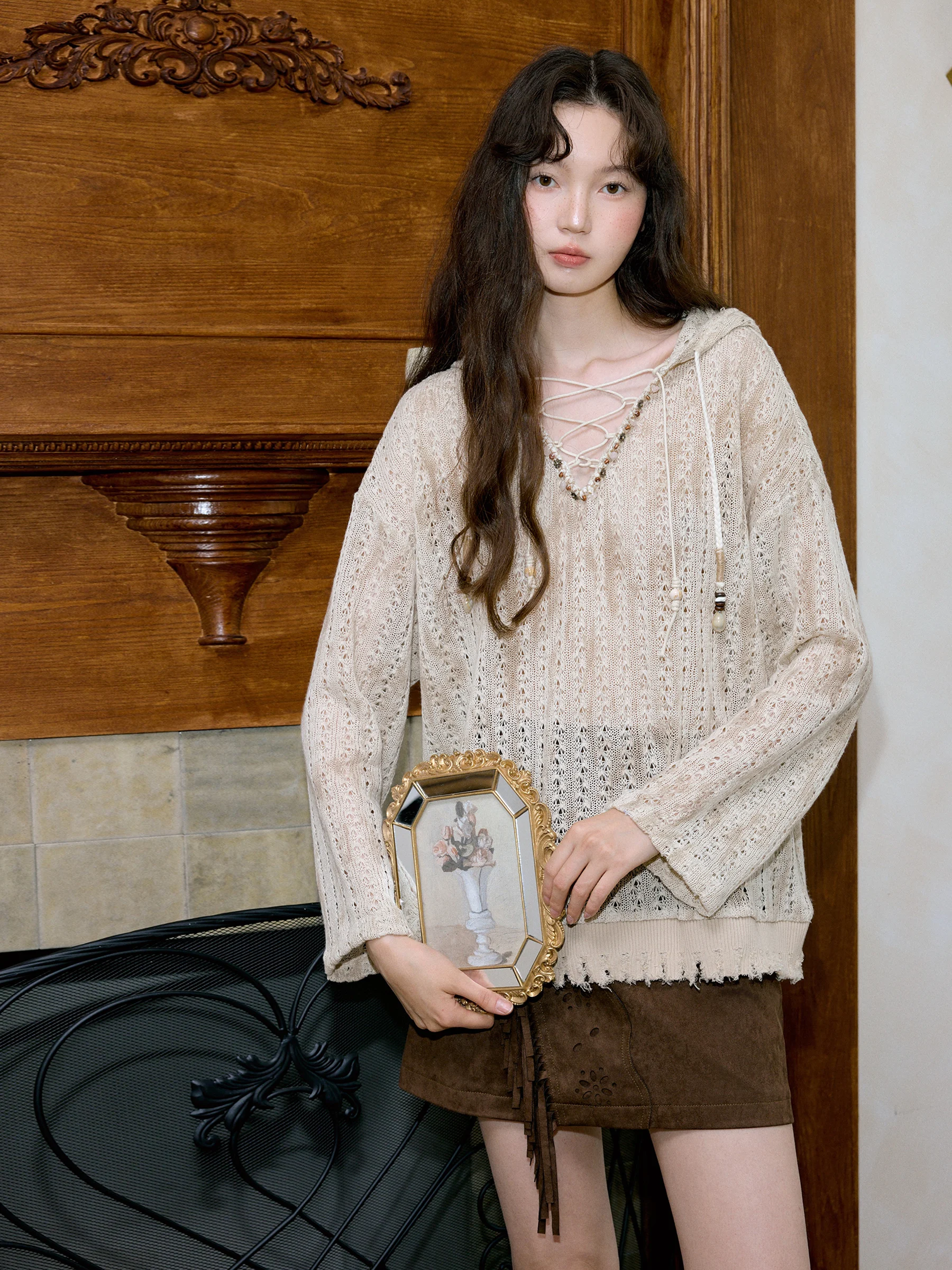 

Новая женская толстовка свободного кроя Ciwalk из полиэстеровой смеси, светло-коричневая, от Artist of the Day