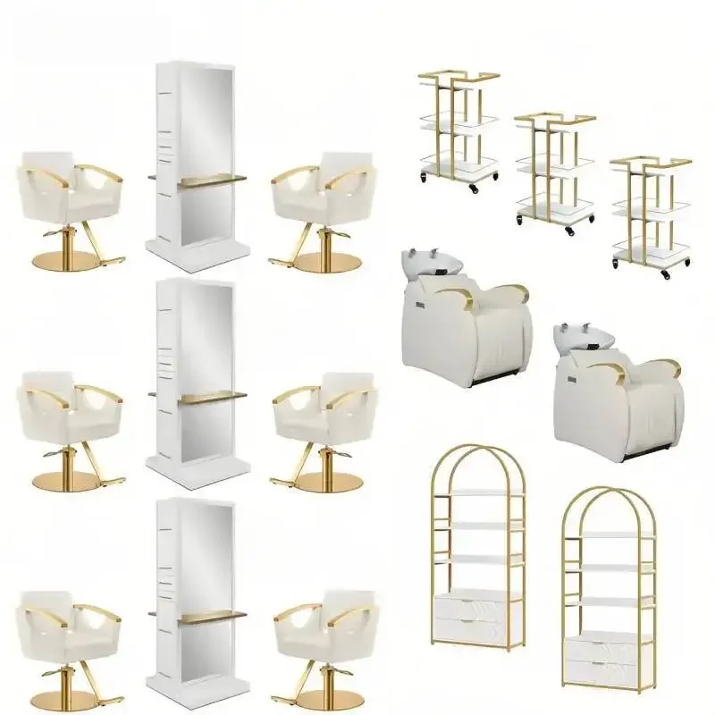 Esthetics Camas Barber Resilience Chair Club Trolley High Customizable Foam Salon Spa y Muebles Massageliege Massage Furniture
