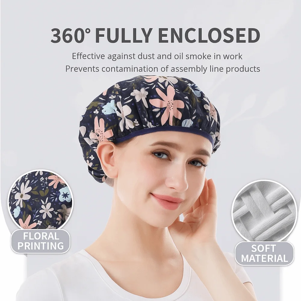 Elastic Mesh Dust-proof Food Work Cap Unisex Style Mesh Caps Hair Proof Chef Cap Breathable Design Work Cap Kitchen Cooking Cap