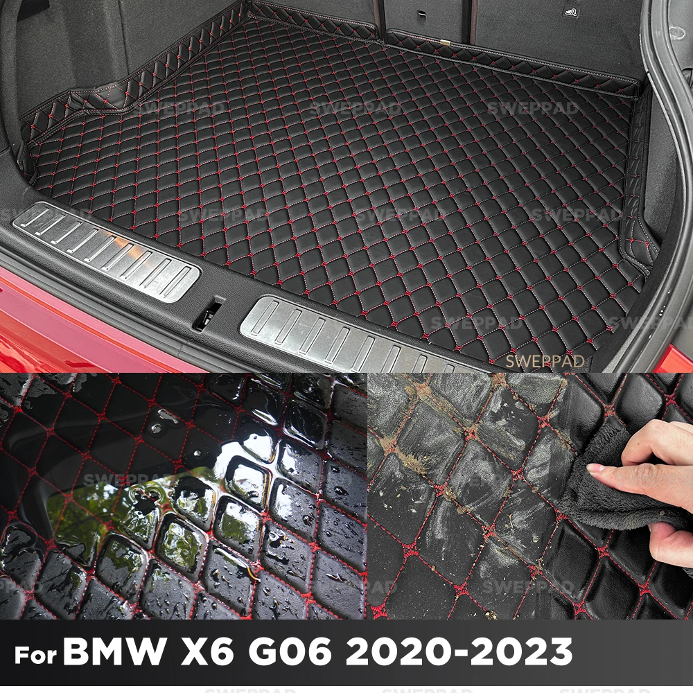 

Для BMW X6 G06 2020 2021 2022 2023, коврик для багажника автомобиля, защитный коврик для багажника, аксессуары для интерьера
