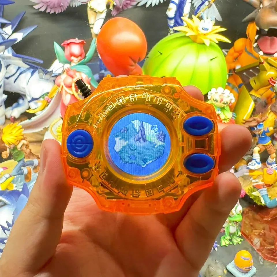 バンダイ-25周年記念のデジモンアドベンチャーマシンdxセット,本物の