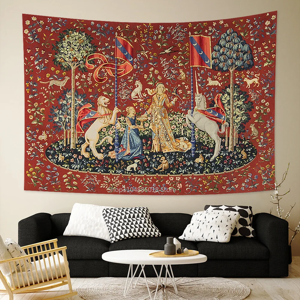 

Mandala Mushroom Decorative Tapestry Tarot Wall Hanging Astrology Divination Witchcraft Room Decoration Ornament Tapestry