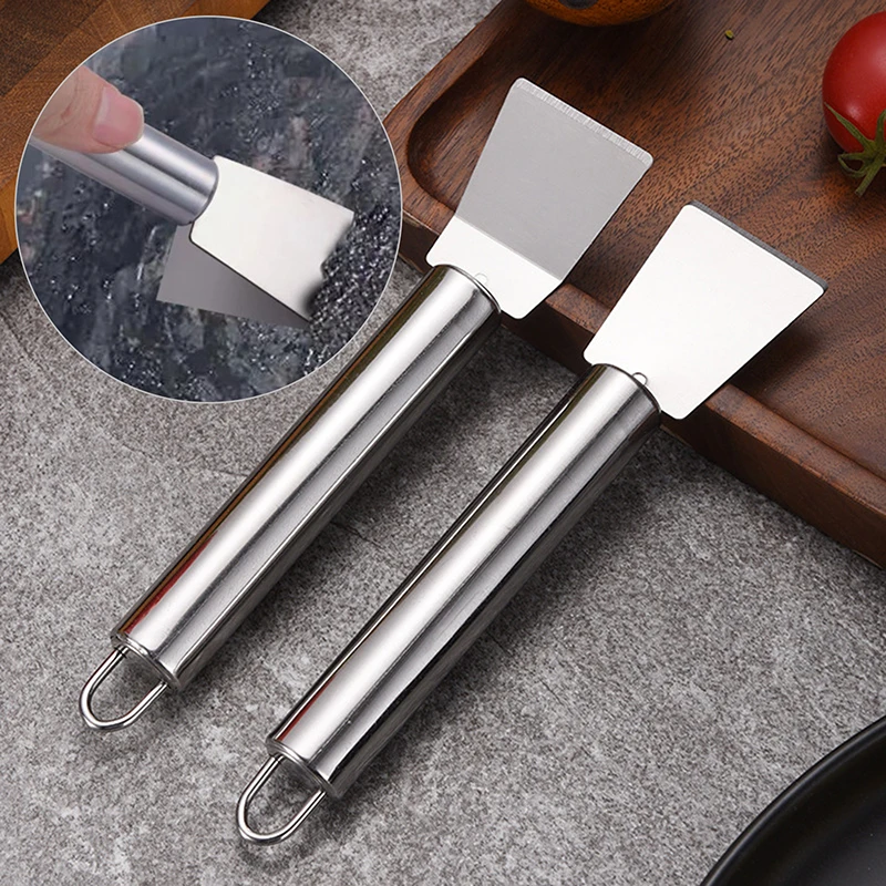 1 Pcs Multifunctional Stainless Steel Kitchen Cleaning Spatula Scraper Ice Defrosting Kitchen Tools