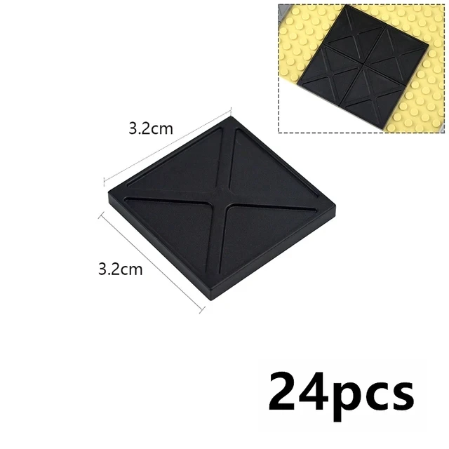 DIY Building Blocks Figures Ceramic Tile Smooth Bricks 4x4 6x6 8x8