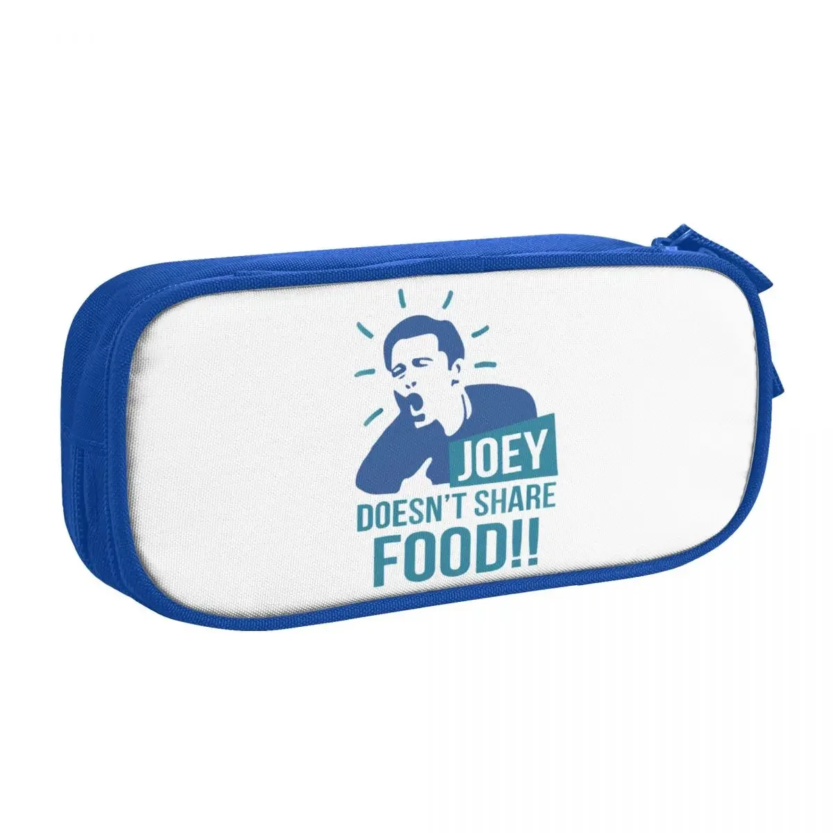 Custom Friends TV Show Cute Pencil Cases Boys Gilrs Large Capacity Joey Doesn't Share Food Pencil Pouch School Accessories