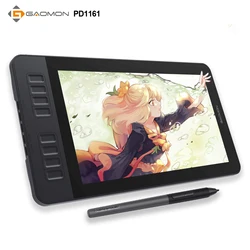 GAOMON PD1161 IPS HD Graphics Tablet Monitor With 8 Shortcut Key 8192 Level Stylus, Digital Pen Tablet with Screen for Painting