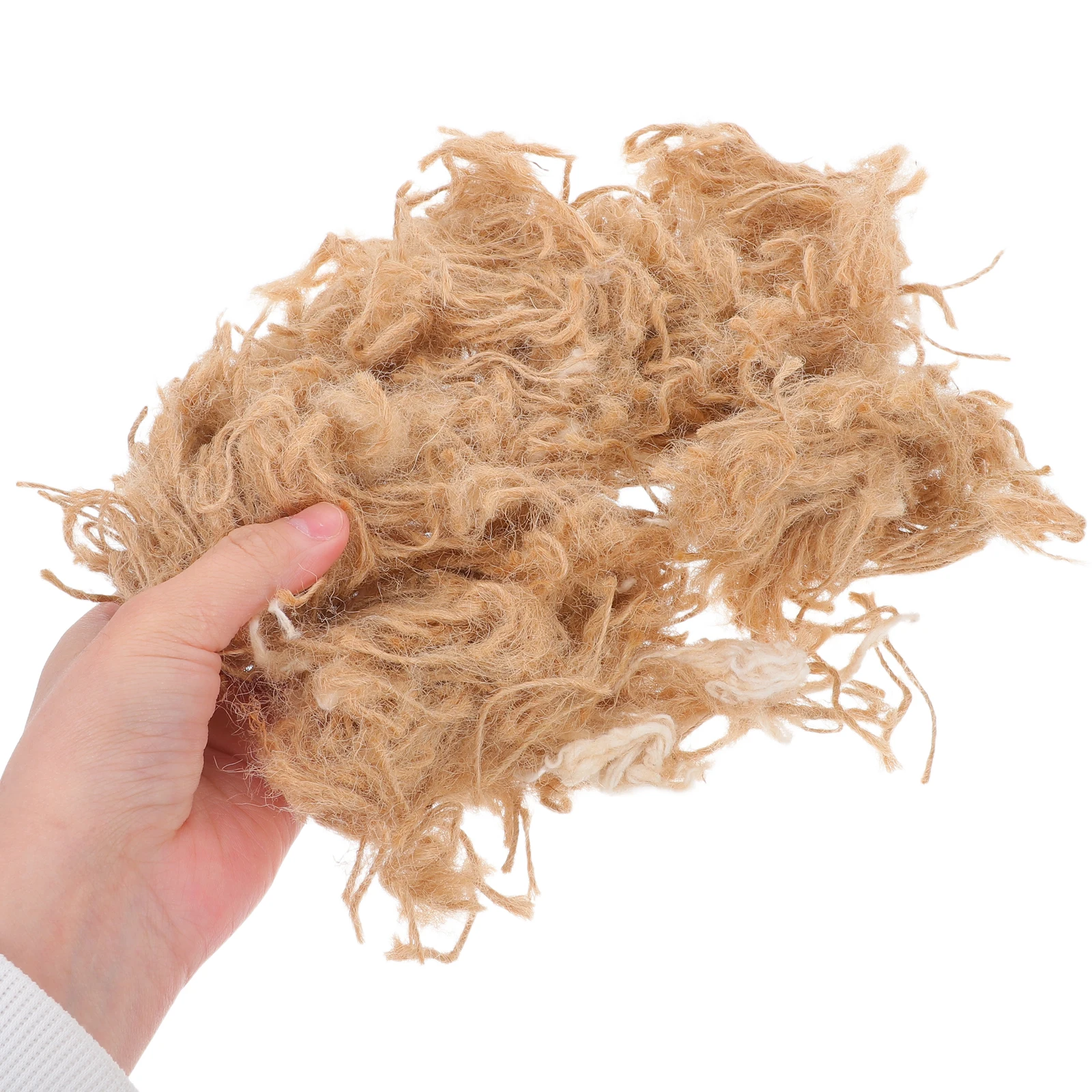 1 caja de Material para anidar pájaros, hilo de Yute mezclado Natural, relleno de Nido de Pájaro suave y acogedor, suministros para periquitos, canarios, piñones, 40g