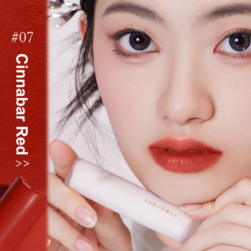 Judydoll Velvet Matte Lipstick, Soft & Lightweight, High-Pigment, Long-Lasting, Smooth Application for Elegant & Chic Lips