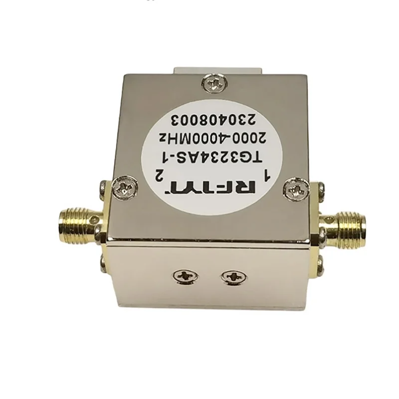 RFTYT TG3234AS/TG3234AN Aislador coaxial de 2,0 a 4,0 GHz Aislador impermeable CW/CCW