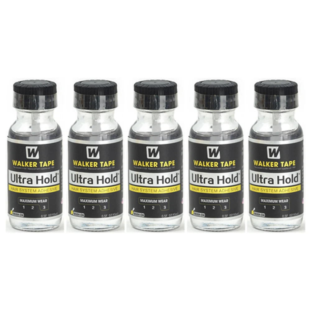Wholesale 3/5/10Pcs Extreme Strong Hold Lace Glue 15/41/101ml Waterproof Hair Glue for Lace Wig/Toupee/Closure