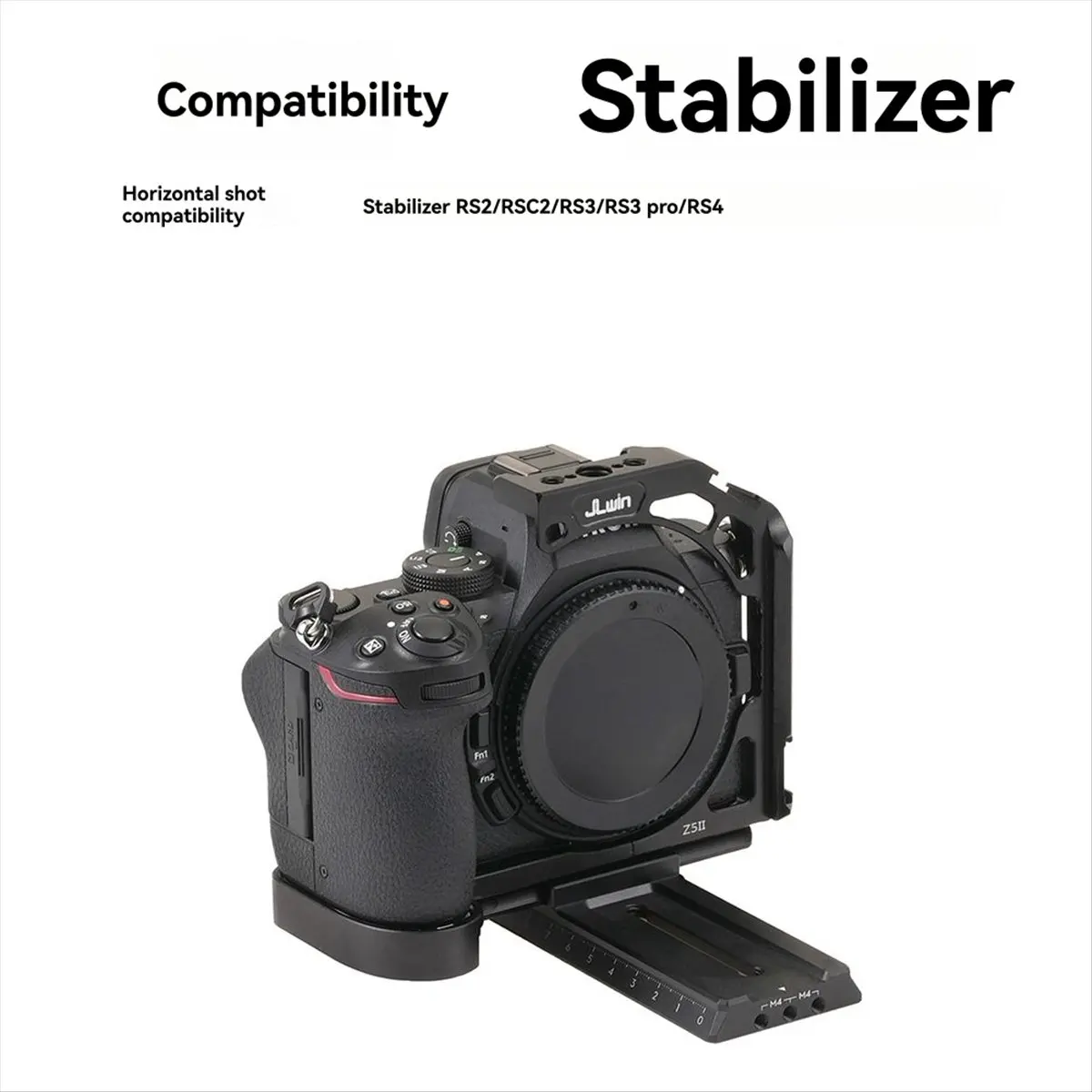 Half Camera Cage for Z5 II Camera Accessory Mounts Enhanced Photography Videography Camera Accessories