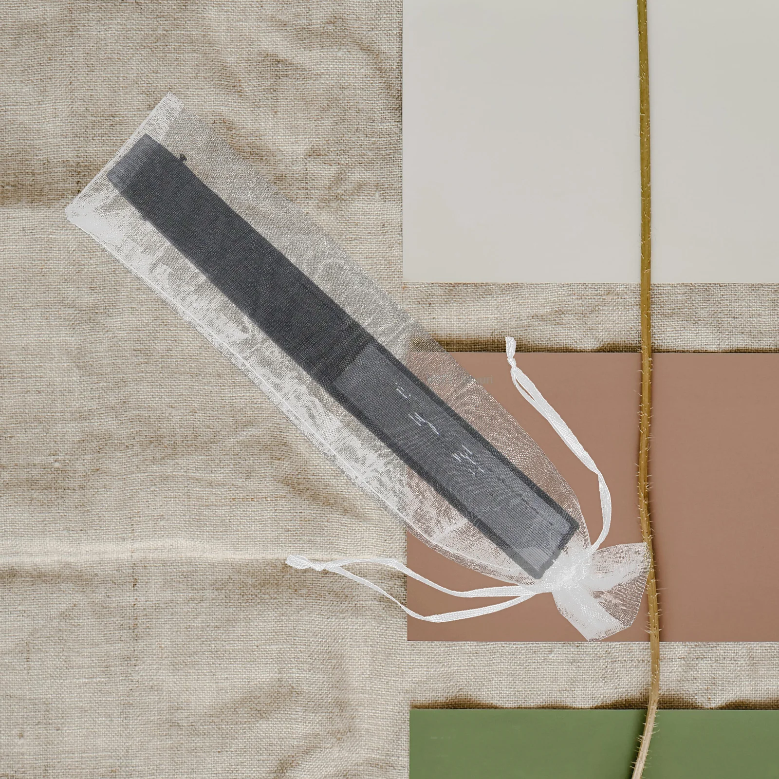 

50pcs Hand Bag Gauze Drawstring Pouch Folding Fan Storage Mesh Case For Portable Handheld Fan Holder Reusable Organizer Gift