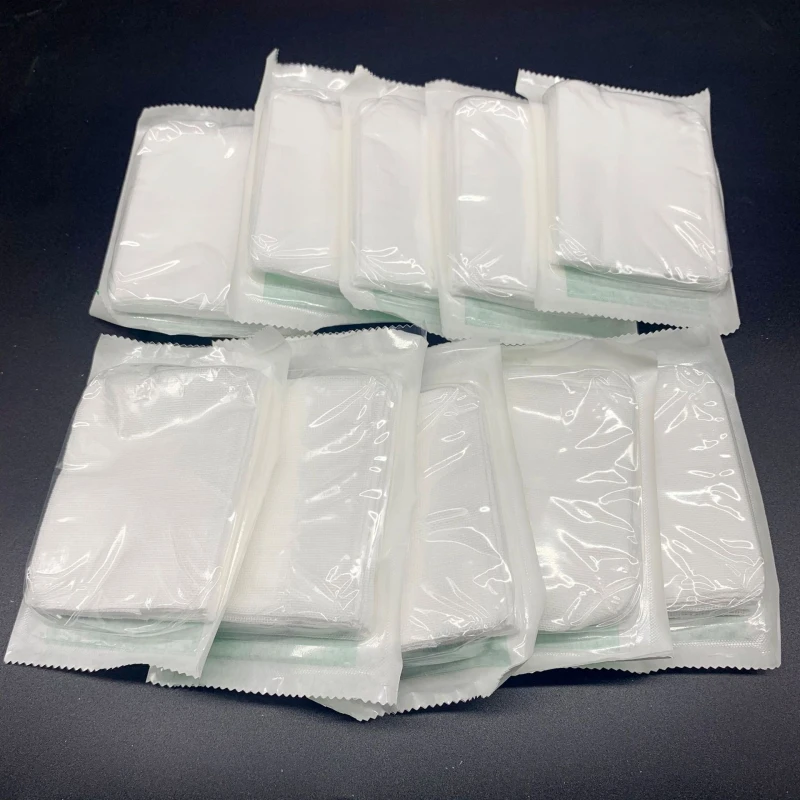 100 Packs of Disposable Gauze Pads for Home Use, Disinfecting Non-Woven Fabric Medical Gauze for First Aid Wound Care Baby Clean