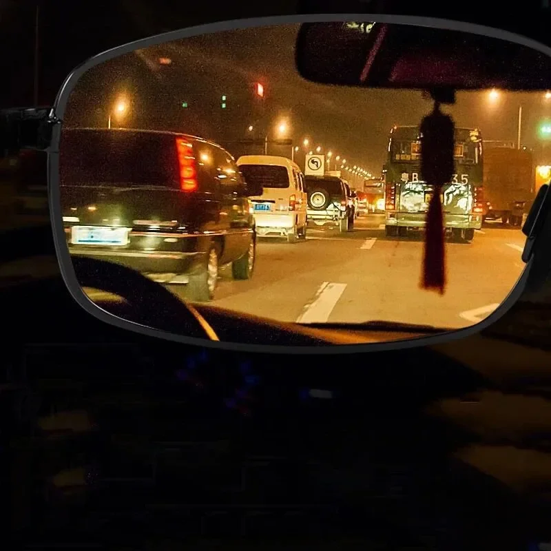 Óculos de Visão Noturna Unissex para Dirigir, Compatíveis com Óculos de Prescrição, Lentes Amarelas Antirreflexo, Óculos de Sol para Motoristas