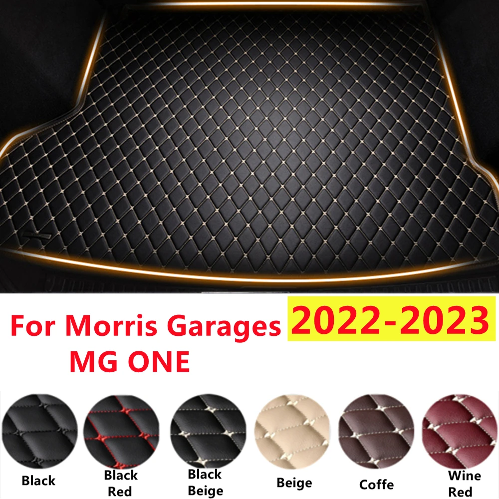 SJ XPE Leather Car Trunk Mats Fit For Morris Garages MG ONE 2023 2022 YEAR Waterproof AUTO Accessories Cargo Liner Boot Carpets