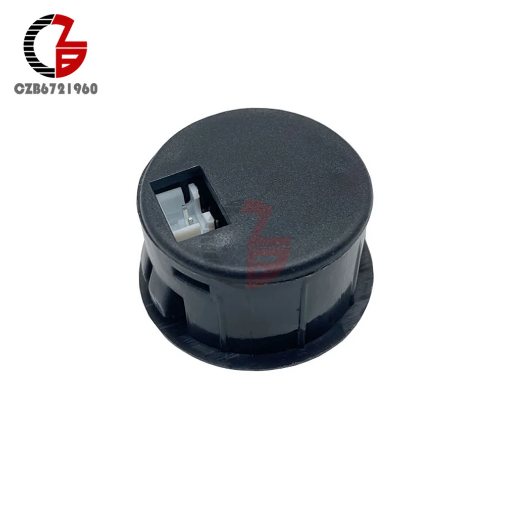 AC DC 50-500V LED Display digitale voltmetro circolare 2 fili DC voltmetro digitale 12V Display testa protezione connessione inversa