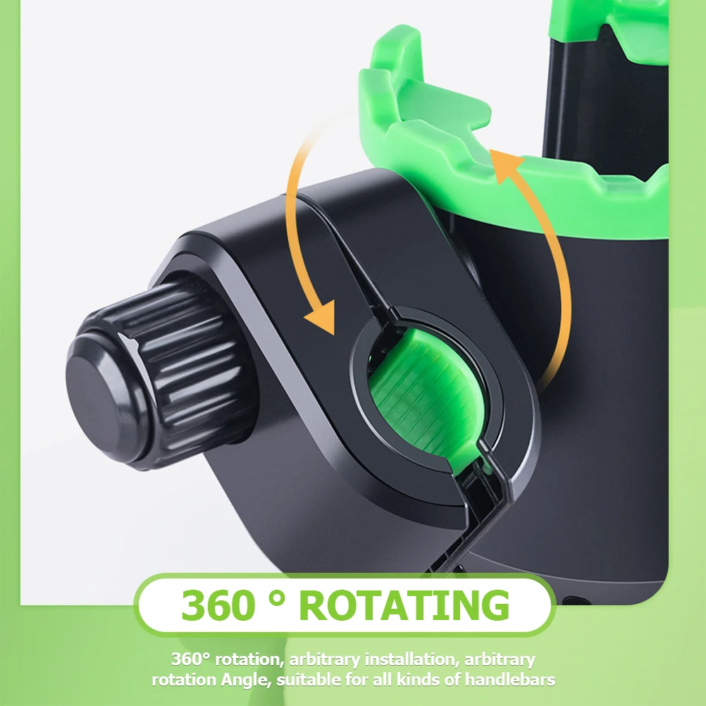 

2PCS Bike Water Bottle Holder Cup Rack Phone Mount for Scooter Stroller ABS Drink Storage Rack for Cycling Road