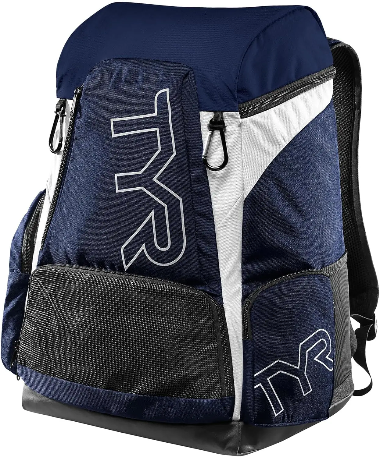 

TYR Alliance Backpack - Wet/Dry Athletic Gym and Pool Bag for Men and Women - Separate Wet/Dry Compartments, 45L