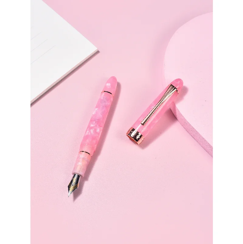 

Kai ge lu 356 Fountain Pen Acrylic Gold Nib Business Comfortable Writing Stylish Stationery Gift