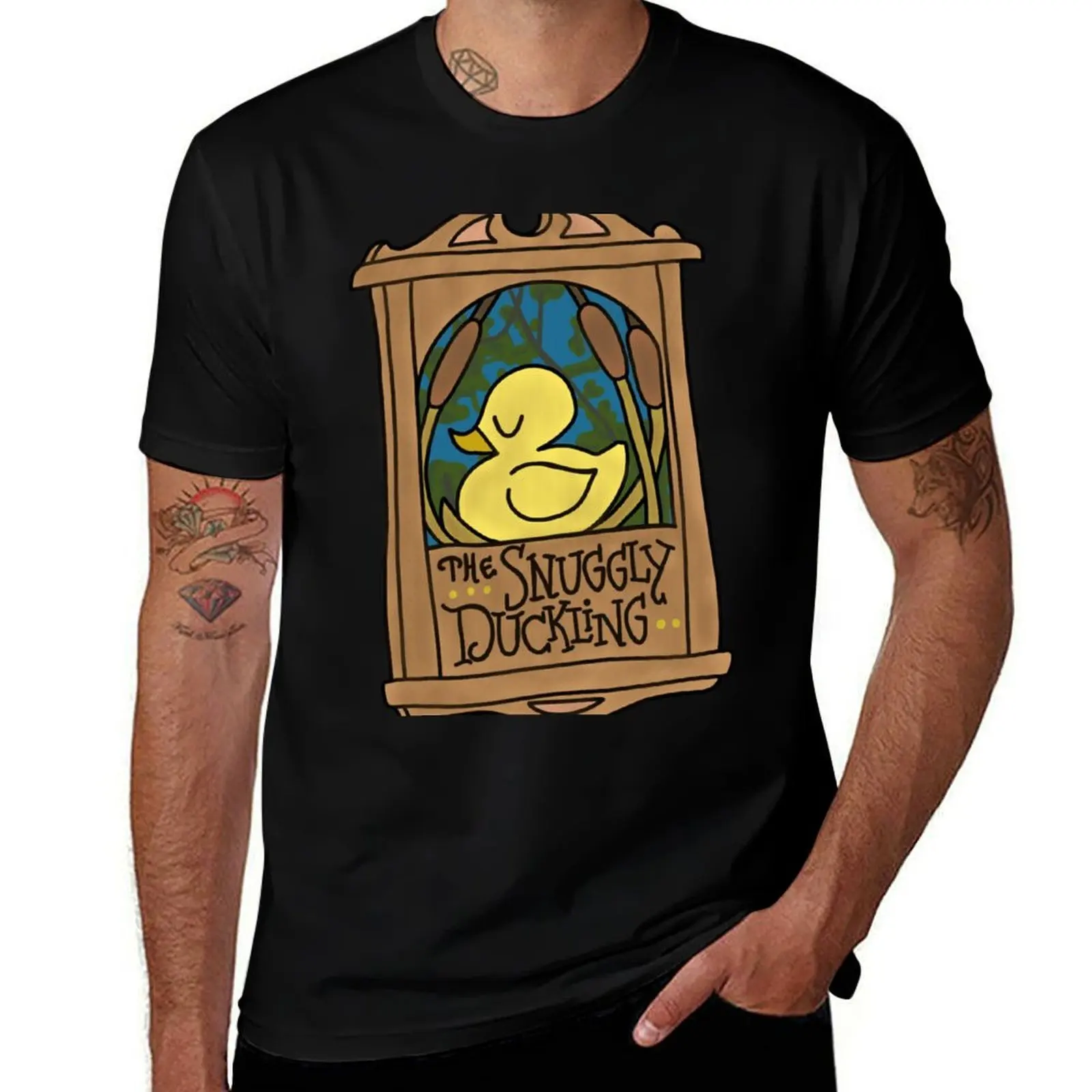 snuggly duckling Sticker T-Shirt Fitness Training Breathable Tee T-Shirt