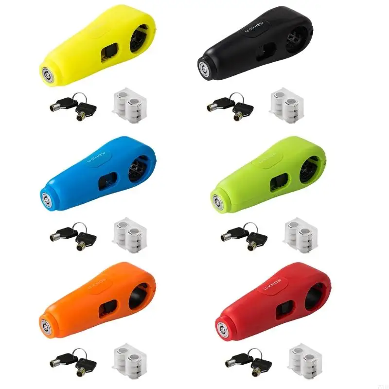 

77HF Brake Lock Throttle Accelerator Grip Locks Scooter Handlebar Safe Security Lock